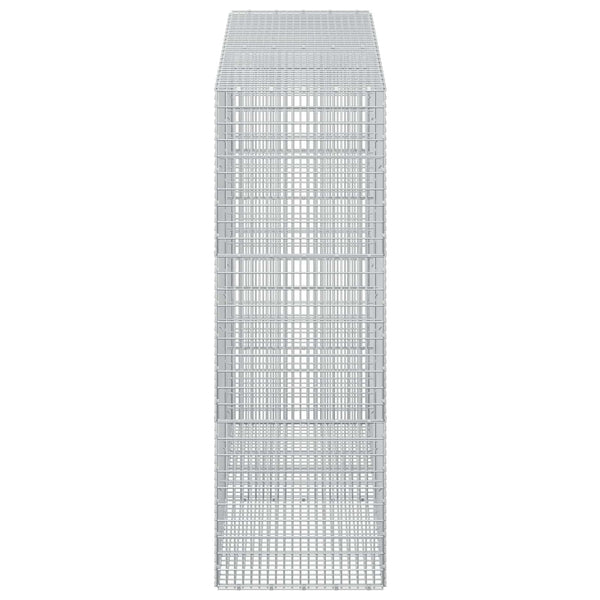 Gabion 5 mm langasta ja 5x2,5 cm verkosta 200x50x150 cm
