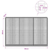 Gabion 5 mm langasta ja 5x2,5 cm verkosta 300x50x200 cm