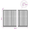 Gabion 5 mm langasta ja 5x2,5 cm verkosta 1150x50x200 cm