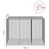 Gabion 5 mm langasta ja 5x2,5 cm verkosta 150x100x100 cm