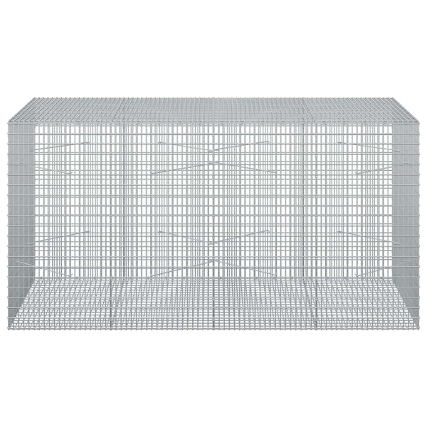Gabion 5 mm langasta ja 5x2,5 cm verkosta 200x100x100 cm