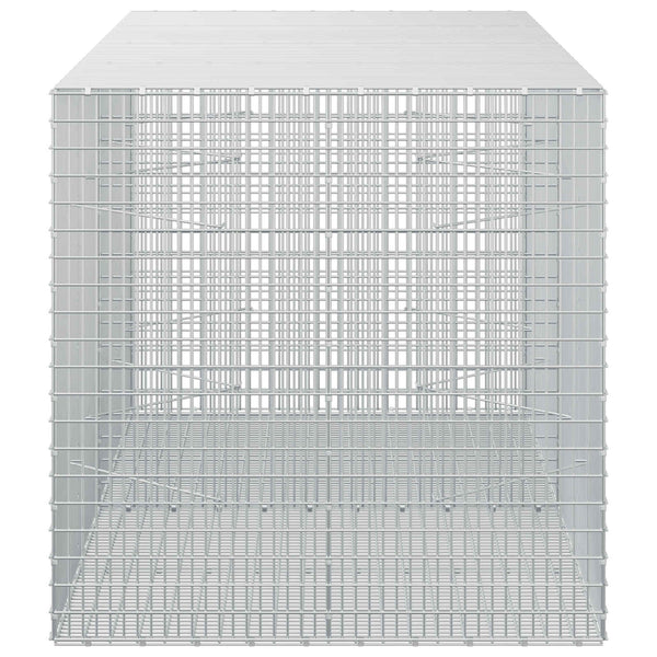 Gabion 5 mm langasta ja 5x2,5 cm verkosta 200x100x100 cm