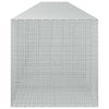 Gabion 5 mm langasta ja 5x2,5 cm verkosta 1200x100x100 cm