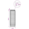 Gabion 5 mm langasta ja 5x2,5 cm verkosta 50x100x150 cm