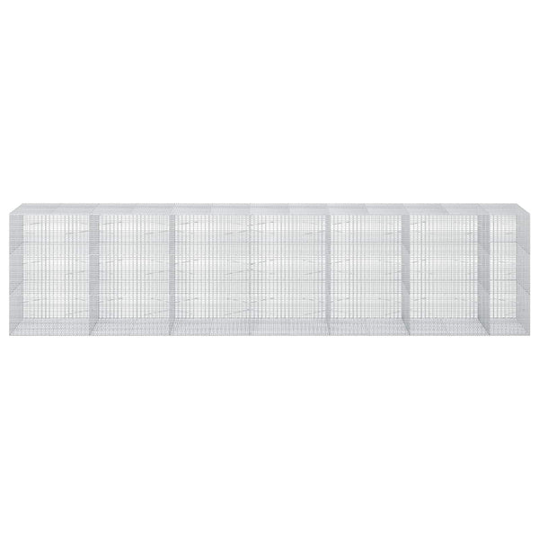 Gabion 5 mm langasta ja 5x2,5 cm verkosta 650x100x150 cm