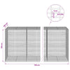 Gabion 5 mm langasta ja 5x2,5 cm verkosta 700x100x150 cm