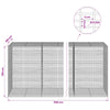Gabion 5 mm langasta ja 5x2,5 cm verkosta 1100x100x150 cm