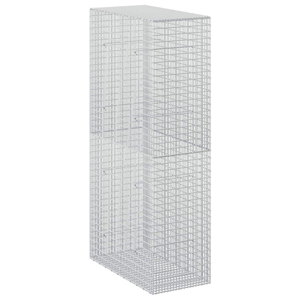 Gabion 5 mm langasta ja 5x2,5 cm verkosta 50x100x200 cm