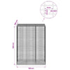 Gabion 5 mm langasta ja 5x2,5 cm verkosta 150x100x200 cm