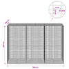 Gabion 5 mm langasta ja 5x2,5 cm verkosta 300x100x200 cm