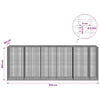 Gabion 5 mm langasta ja 5x2,5 cm verkosta 550x100x200 cm