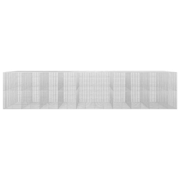 Gabion 5 mm langasta ja 5x2,5 cm verkosta 950x100x200 cm
