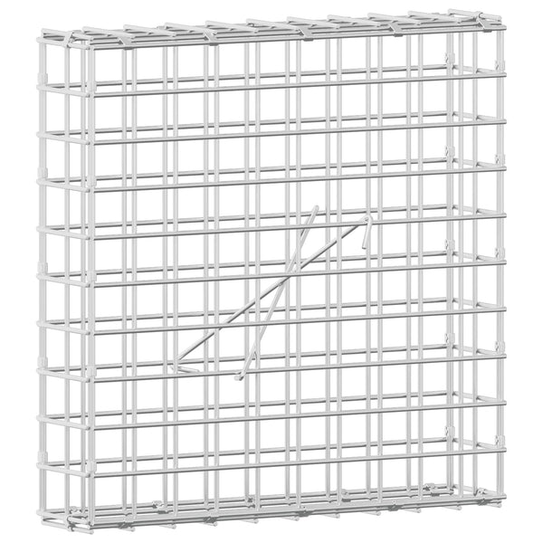 Gabion 5 mm langasta ja 5x5 cm verkosta 50x10x50 cm