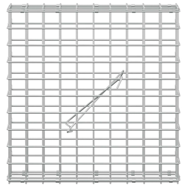 Gabion 5 mm langasta ja 5x5 cm verkosta 50x10x50 cm