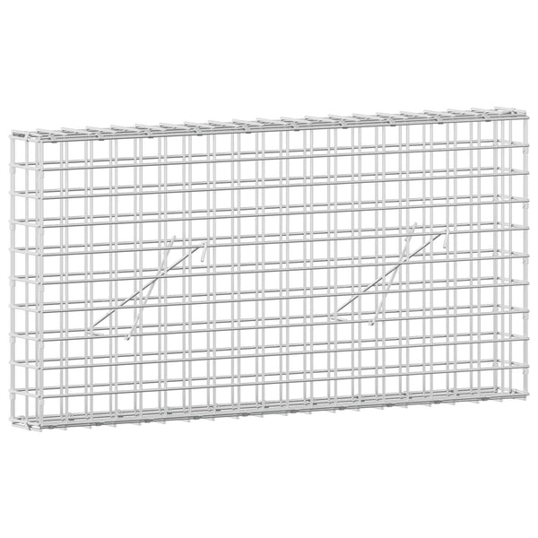 Gabion 5 mm langasta ja 5x5 cm verkosta 100x10x50 cm
