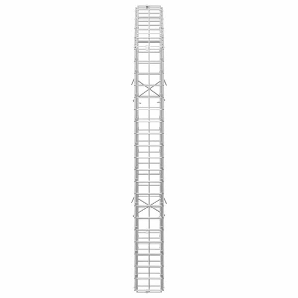 Gabion 5 mm langasta ja 5x5 cm verkosta 50x10x100 cm