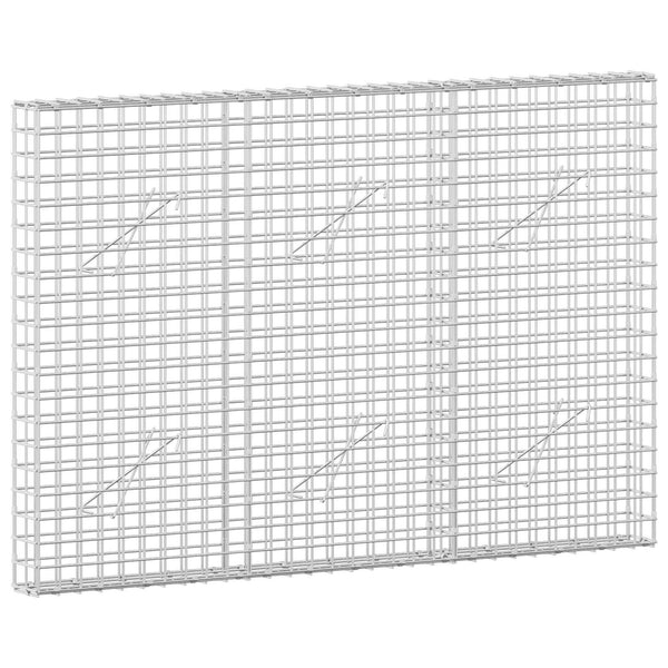 Gabion 5 mm langasta ja 5x5 cm verkosta 150x10x100 cm