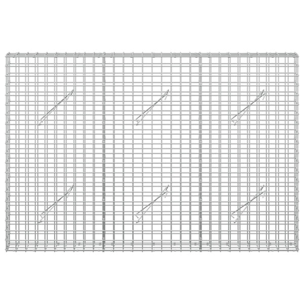 Gabion 5 mm langasta ja 5x5 cm verkosta 150x10x100 cm
