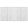 Gabion 5 mm langasta ja 5x5 cm verkosta 200x10x100 cm