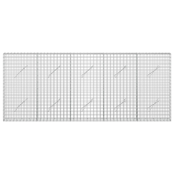 Gabion 5 mm langasta ja 5x5 cm verkosta 250x10x100 cm