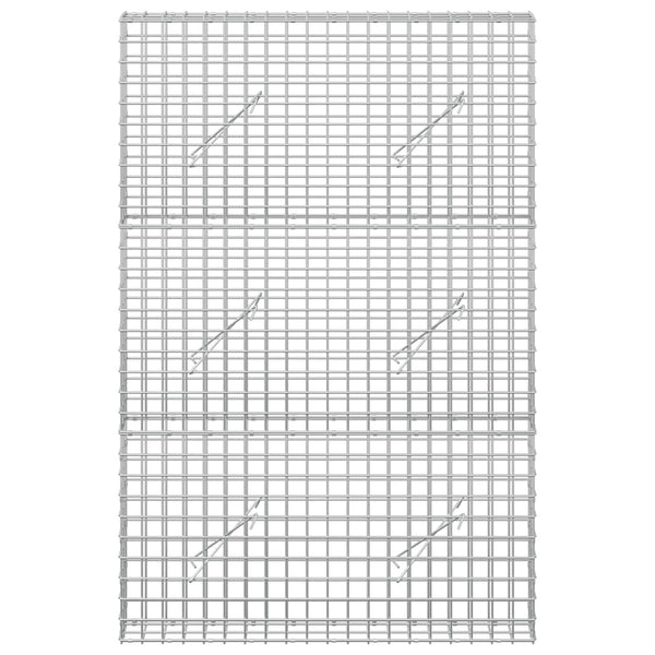 Gabion 5 mm langasta ja 5x5 cm verkosta 100x10x150 cm