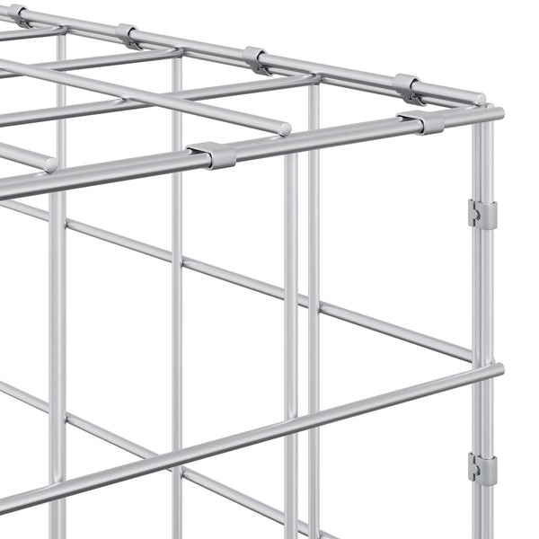 Gabion 5 mm langasta ja 5x5 cm verkosta 200x10x150 cm