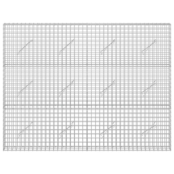 Gabion 5 mm langasta ja 5x5 cm verkosta 200x10x150 cm