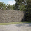 Gabion 5 mm langasta ja 5x5 cm verkosta 250x10x150 cm