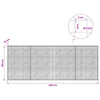 Gabion 5 mm langasta ja 5x5 cm verkosta 400x10x150 cm