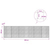 Gabion 5 mm langasta ja 5x5 cm verkosta 600x10x150 cm