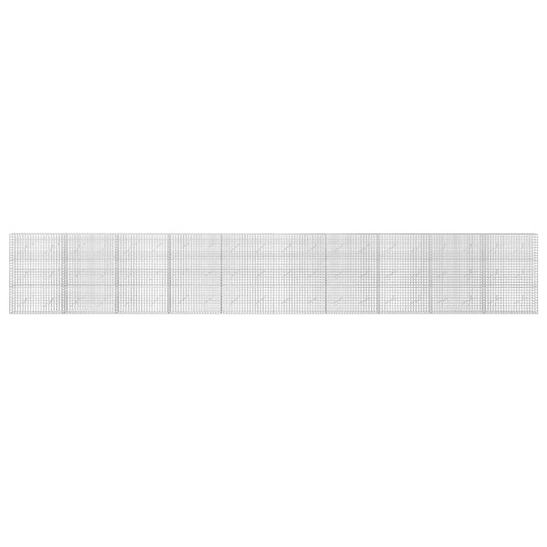 Gabion 5 mm langasta ja 5x5 cm verkosta 1000x10x150 cm