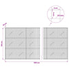 Gabion 5 mm langasta ja 5x5 cm verkosta 1100x10x150 cm