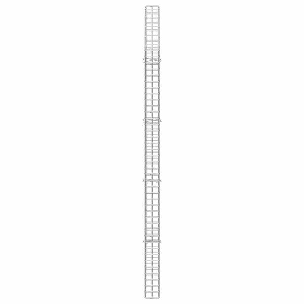 Gabion 5 mm langasta ja 5x5 cm verkosta 50x10x200 cm