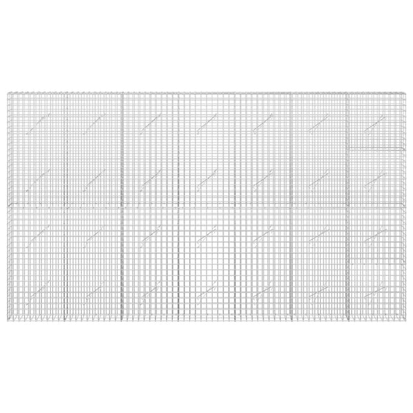 Gabion 5 mm langasta ja 5x5 cm verkosta 350x10x200 cm