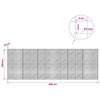 Gabion 5 mm langasta ja 5x5 cm verkosta 600x10x200 cm