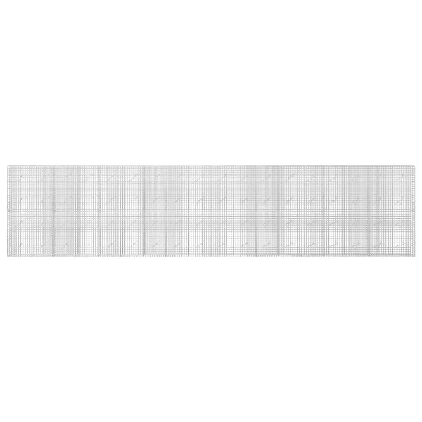Gabion 5 mm langasta ja 5x5 cm verkosta 900x10x200 cm