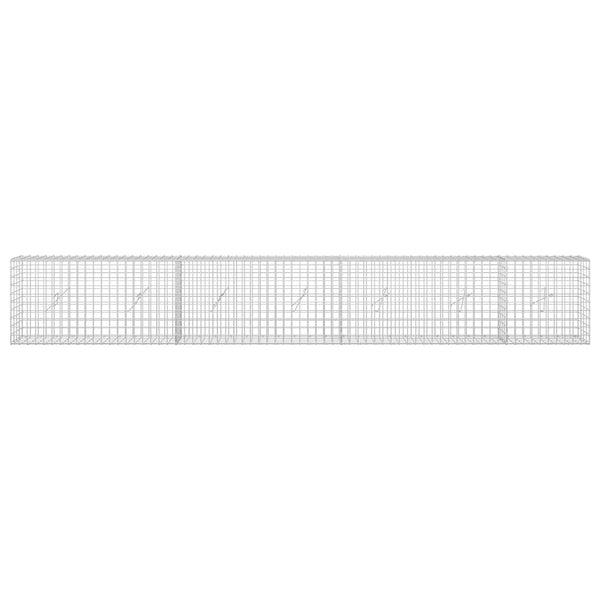 Gabion 5 mm langasta ja 5x5 cm verkosta 350x20x50 cm
