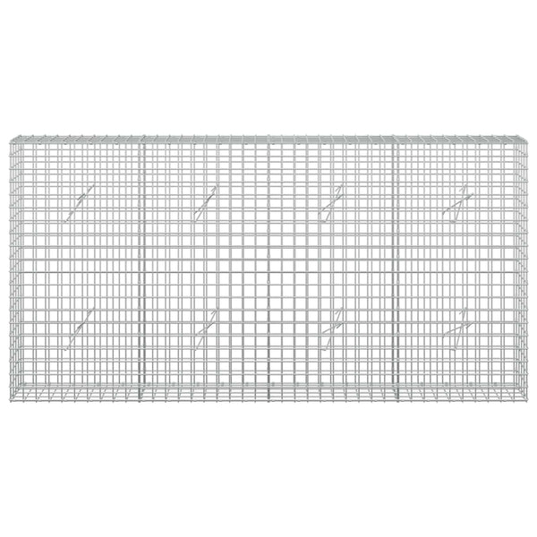Gabion 5 mm langasta ja 5x5 cm verkosta 200x20x100 cm