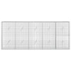 Gabion 5 mm langasta ja 5x5 cm verkosta 250x20x100 cm