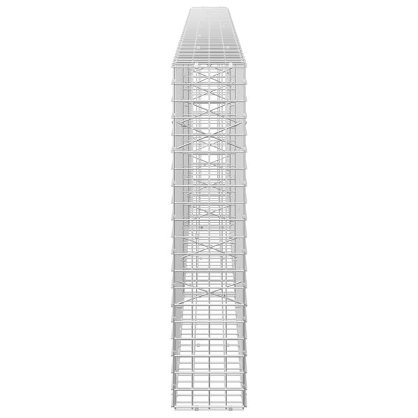 Gabion 5 mm langasta ja 5x5 cm verkosta 300x20x100 cm