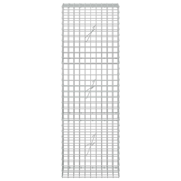 Gabion 5 mm langasta ja 5x5 cm verkosta 50x20x150 cm