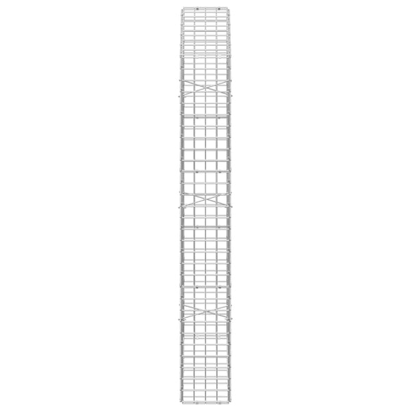 Gabion 5 mm langasta ja 5x5 cm verkosta 50x20x150 cm