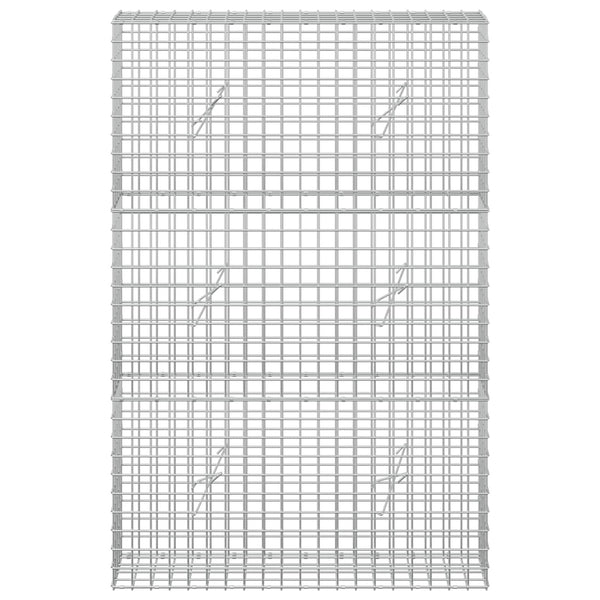 Gabion 5 mm langasta ja 5x5 cm verkosta 100x20x150 cm