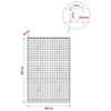 Gabion 5 mm langasta ja 5x5 cm verkosta 100x20x150 cm