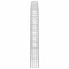 Gabion 5 mm langasta ja 5x5 cm verkosta 150x20x150 cm