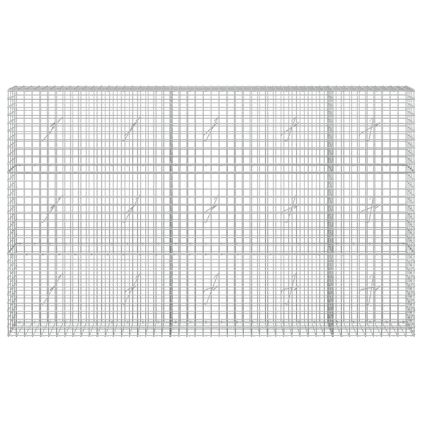 Gabion 5 mm langasta ja 5x5 cm verkosta 250x20x150 cm