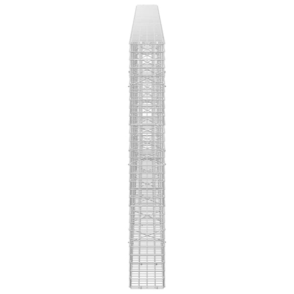 Gabion 5 mm langasta ja 5x5 cm verkosta 450x20x150 cm