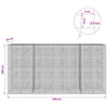 Gabion 5 mm langasta ja 5x5 cm verkosta 400x20x200 cm