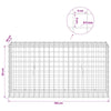 Gabion 5 mm langasta ja 5x5 cm verkosta 100x30x50 cm