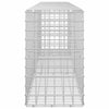 Gabion 5 mm langasta ja 5x5 cm verkosta 250x30x50 cm